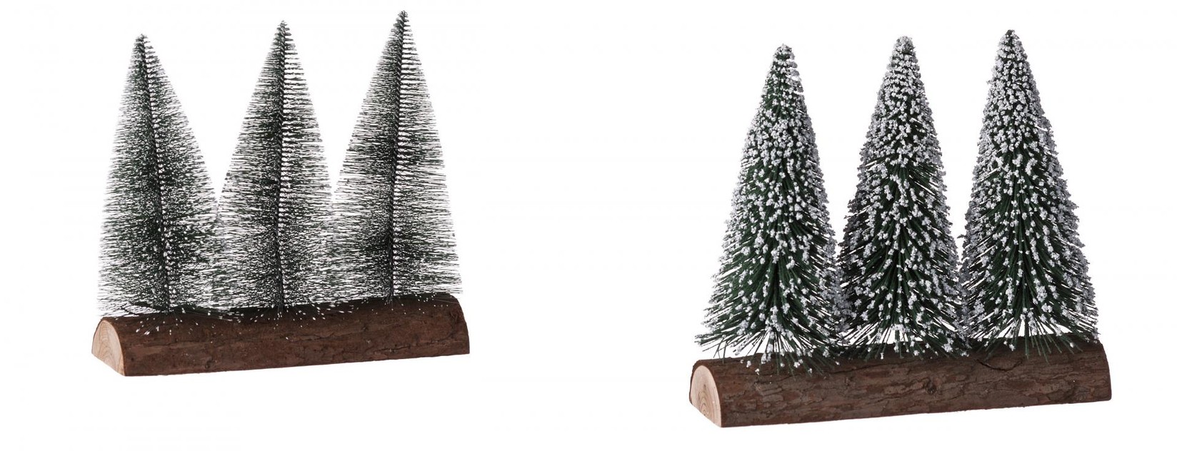 Dekoracija Sa 3 Jelke  Cm20X6Xh18 64983