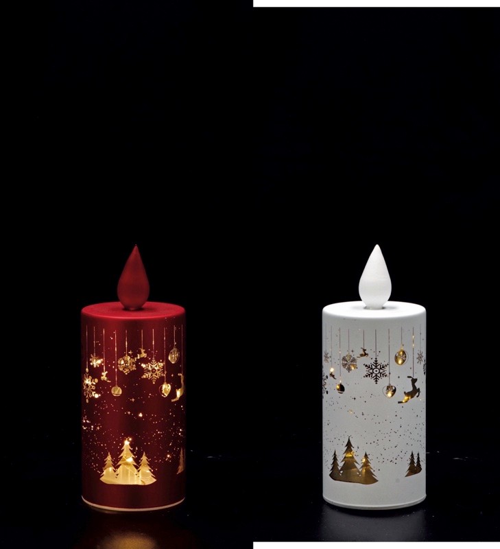 Novogodišnji Svijeća 12Led  A2C D8Xh195 75040