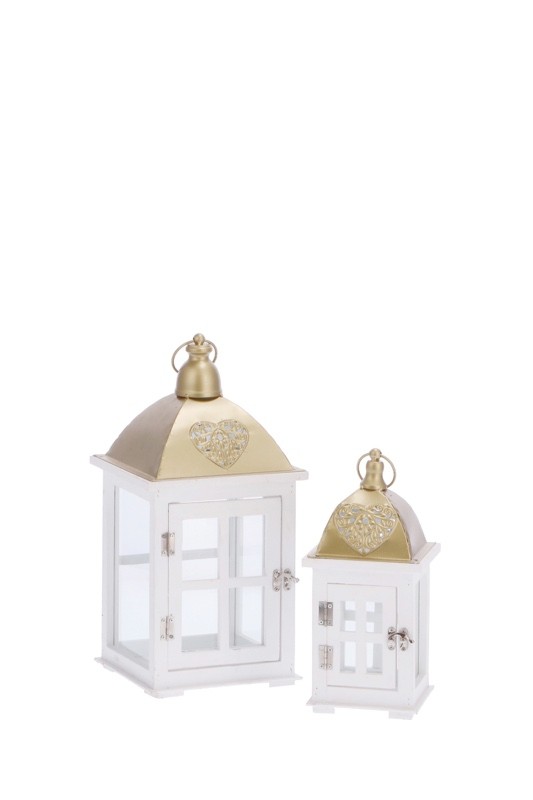 Novogodišnji Fenjer Bijeli H30 S 83942