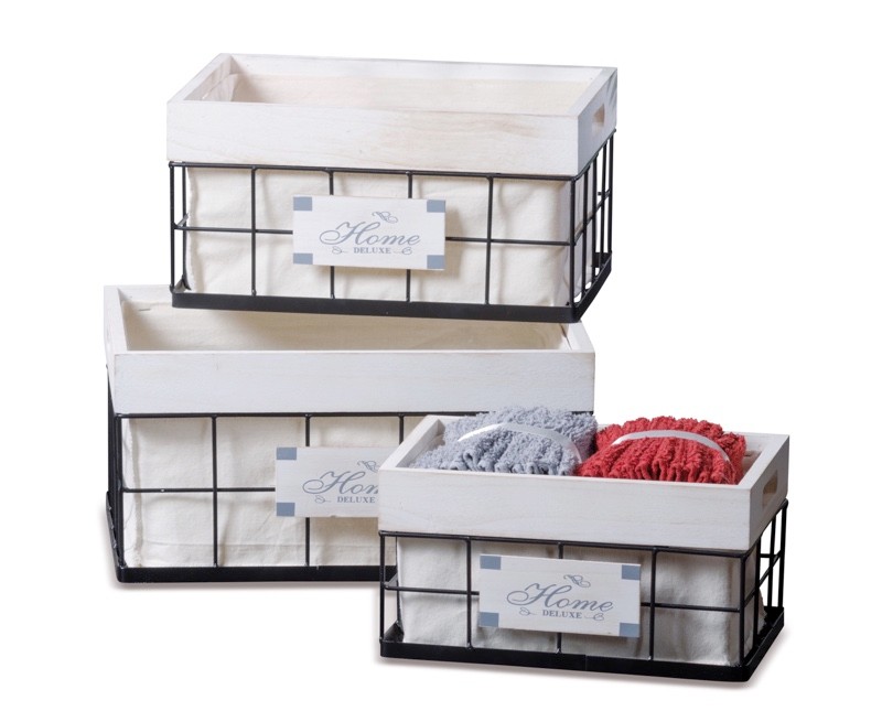 Korpica Metalno Drvena Sa Unutras.Od Tkanine M 61392