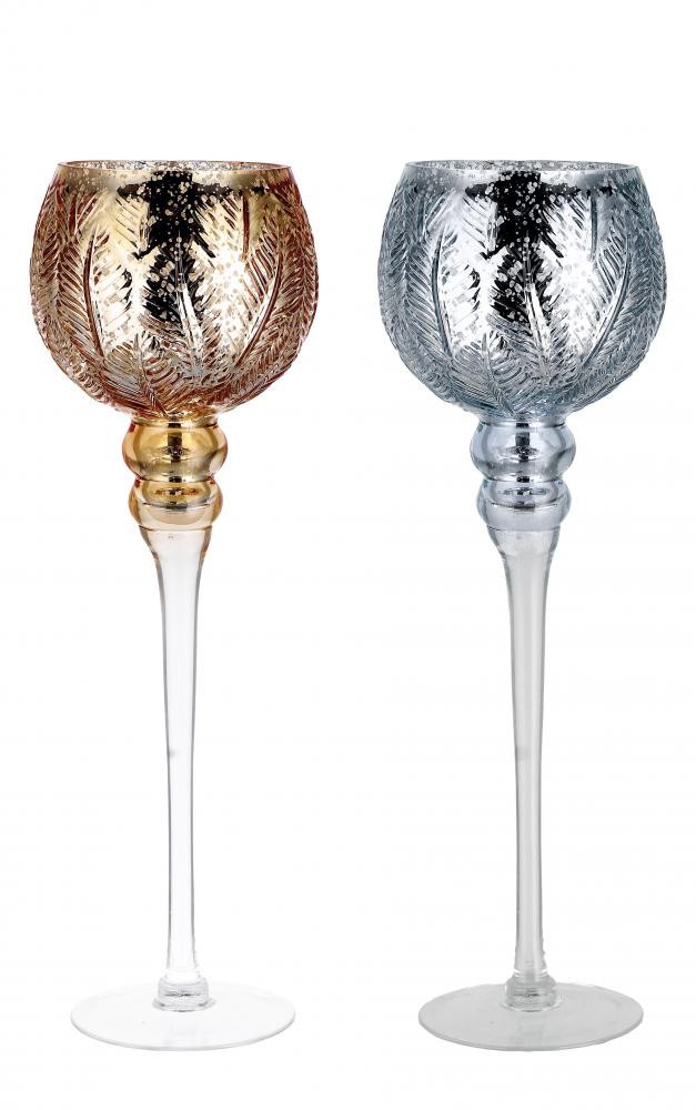 Stakleni Svijećnjak/Casa A2Col Diam13Xh40 80765