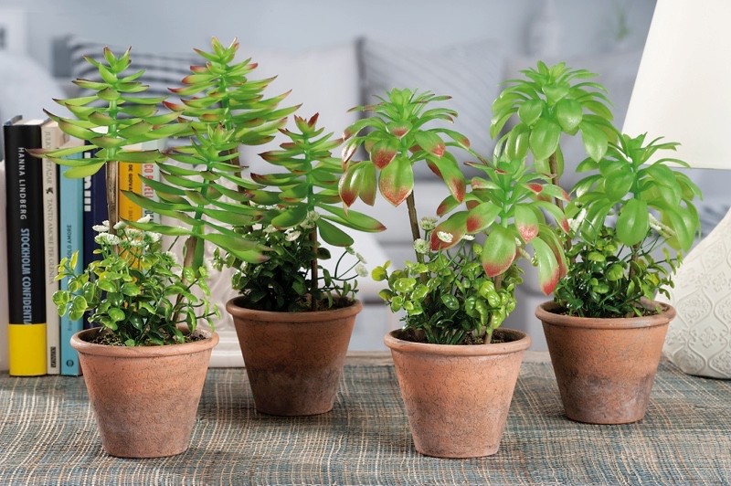 Dekorativno Vještačko Estačko Cvijece U Saksiji  49021