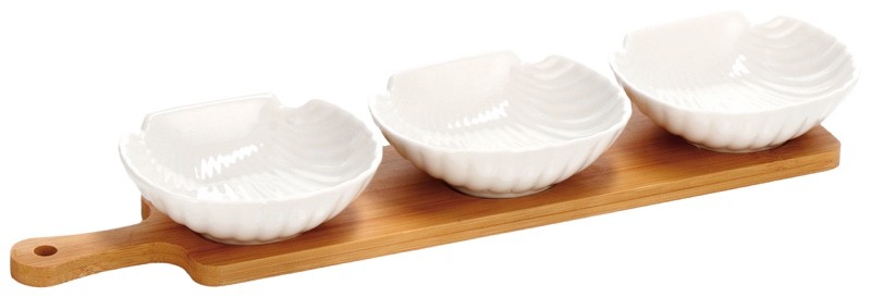 Set Zdjela Na Poslužaoniku  3/1  Cm40X10