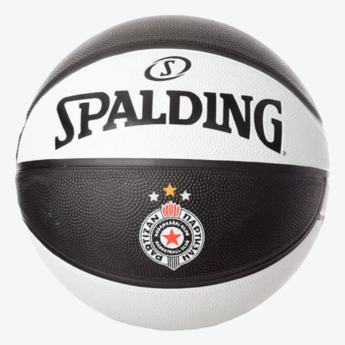 Spalding Lopta Za Kosarku Partizan, Muški, Crna