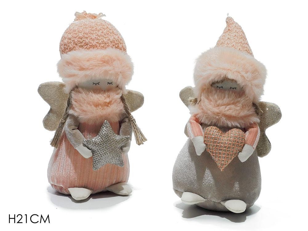 Ukras Andjeo 21Cm Rozi  409017 Roze