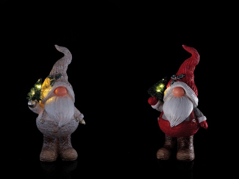 Novogodišnji Ukrasdjeda Mraz Svijetleci 4Led A2C 14X10H27 86251