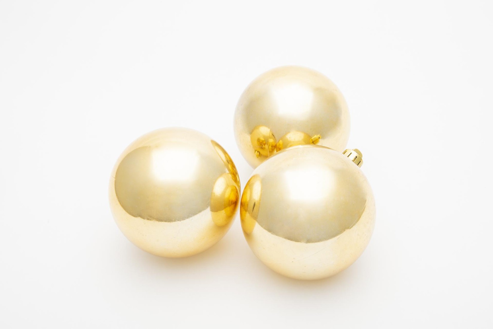 Kugle Za Jelku  Set 3 Kom  8 Cm  Zlatne Ar/8003 Zlatna Boja