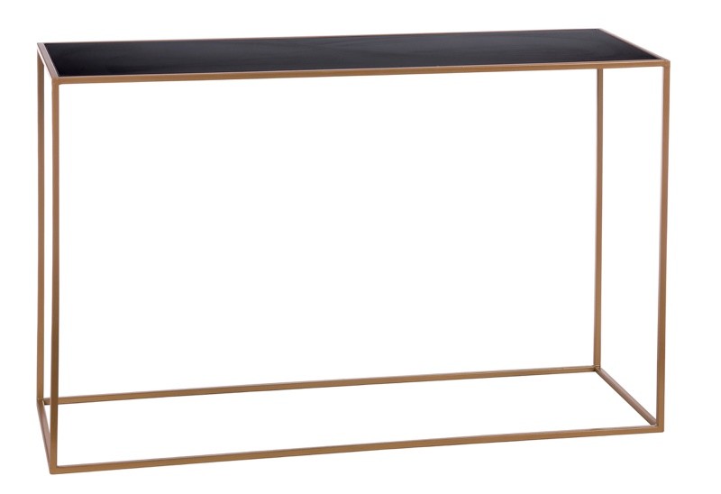 Sto Metalni Sa Staklenom Plocom Cm120X40Xh78 67516