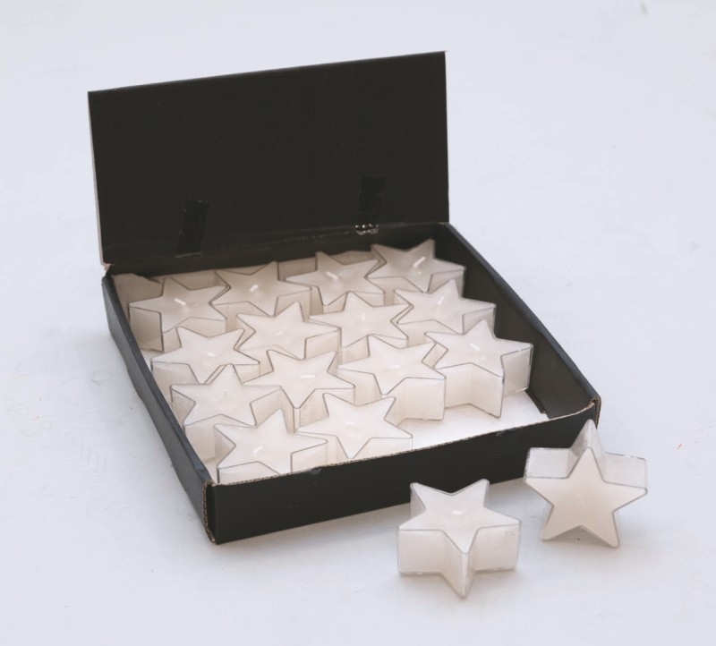 Svijeća U Obliku Zvijezda  Cm.3X55 Ac15333