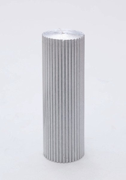 Svijeća Cm.5X15H  Srebrna Ac14275 Srebrna Boja