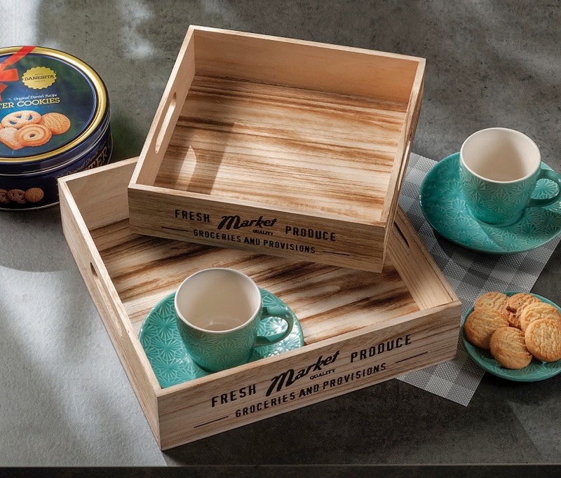 Poslužaonik Drveni L