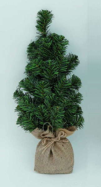 Novogodišnja Jelka Na  Postolju Od Jute Cm.50H Ap45870