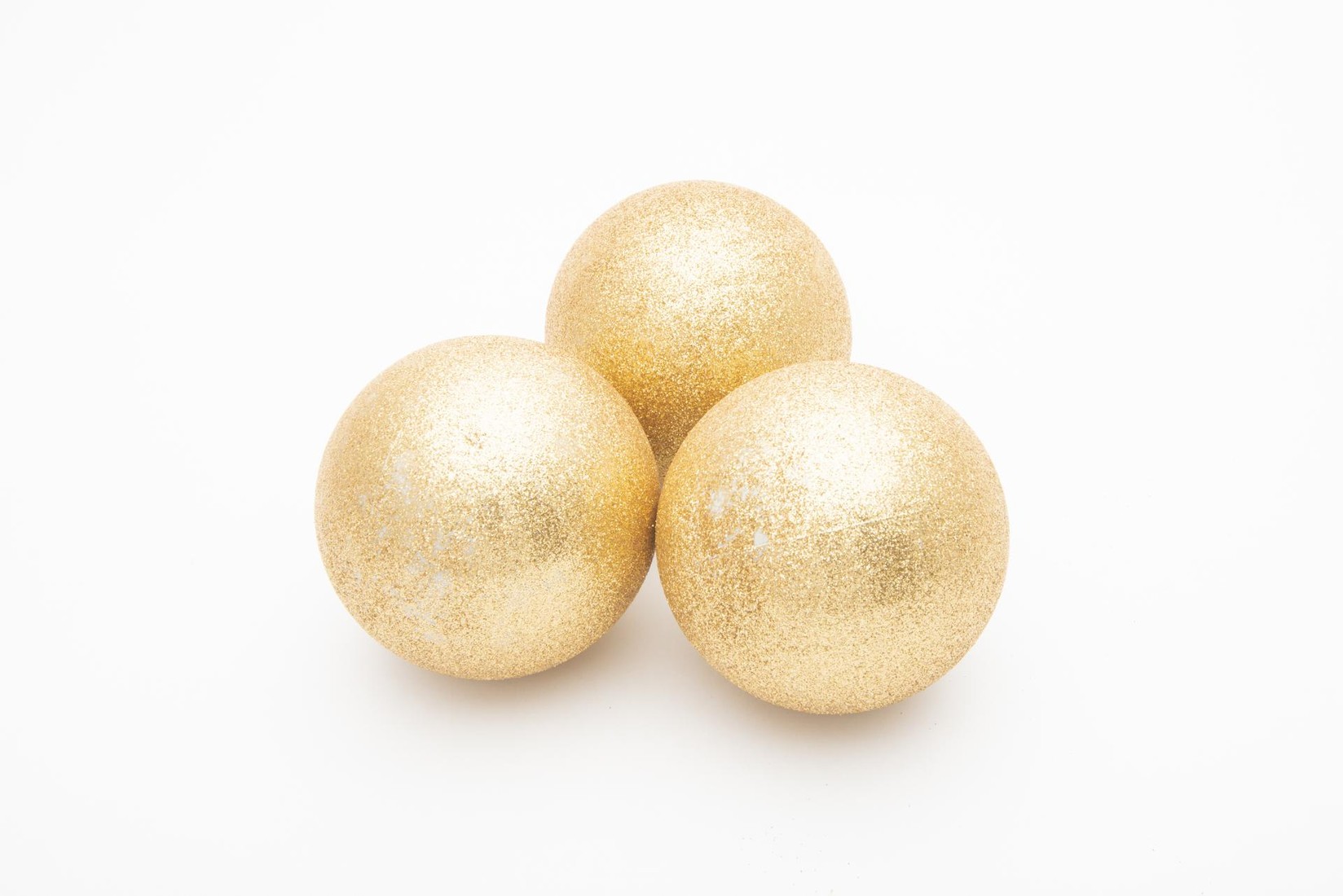 Kugle Za Jelku  Set 3 Kom  8 Cm  Zlatne Ar/8003 Zlatna Boja