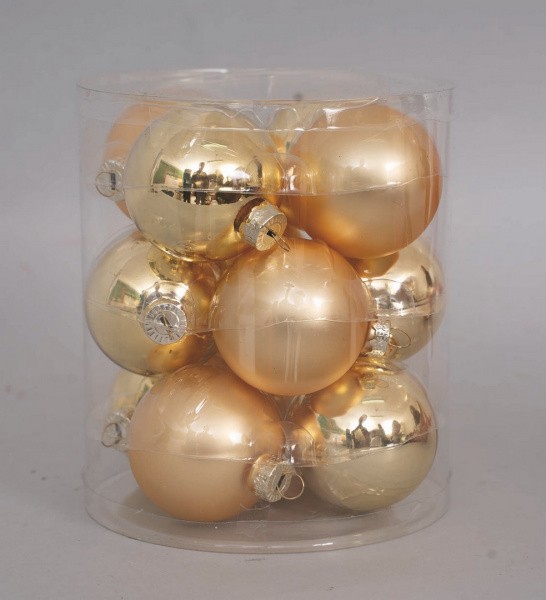Novogodišnji Kugle U Setu Zlatne  Mm.60 Oro Vt97020 Zlatna Boja