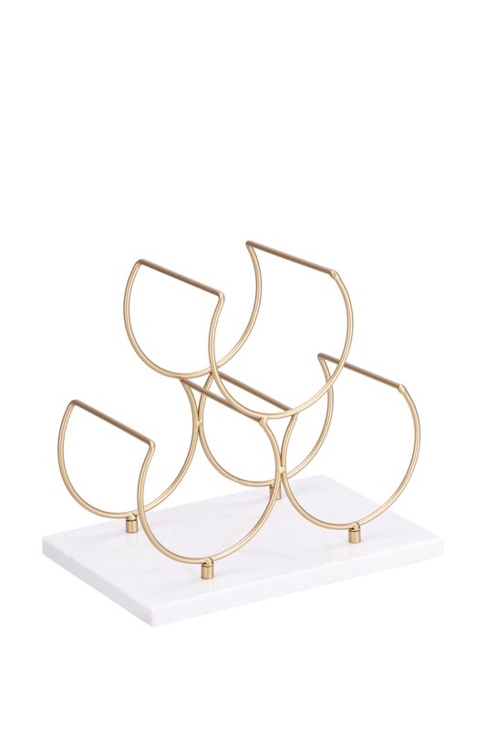 Držač Za Flase Sa Postoljem Od Mermera Cm22X15Xh20 86931