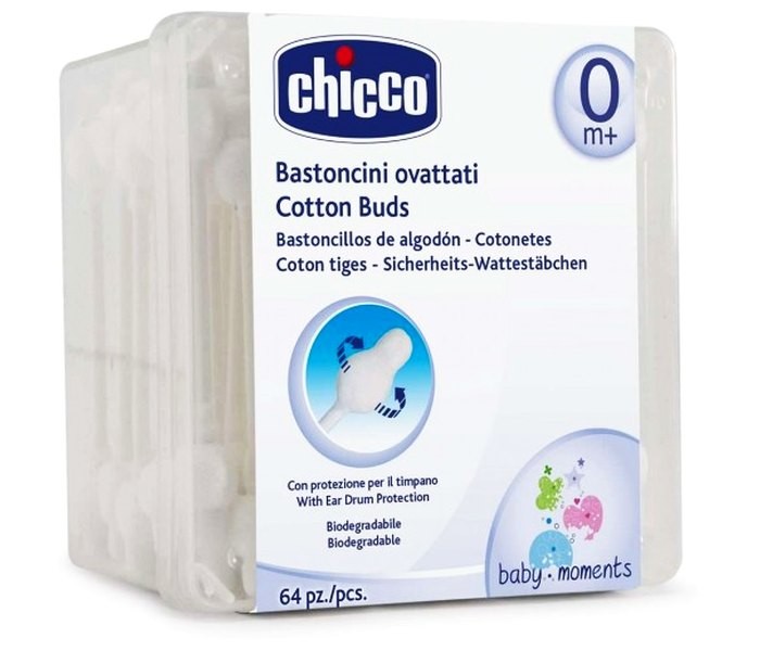 CHICCO Štapići za uši x60 chicco
