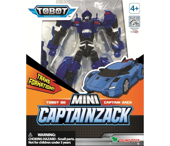 TOBOT Robot GD Mini Captain Zack, plavi