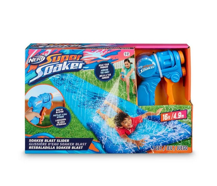 Nerf Igračka soaker blast water slide ,Plava