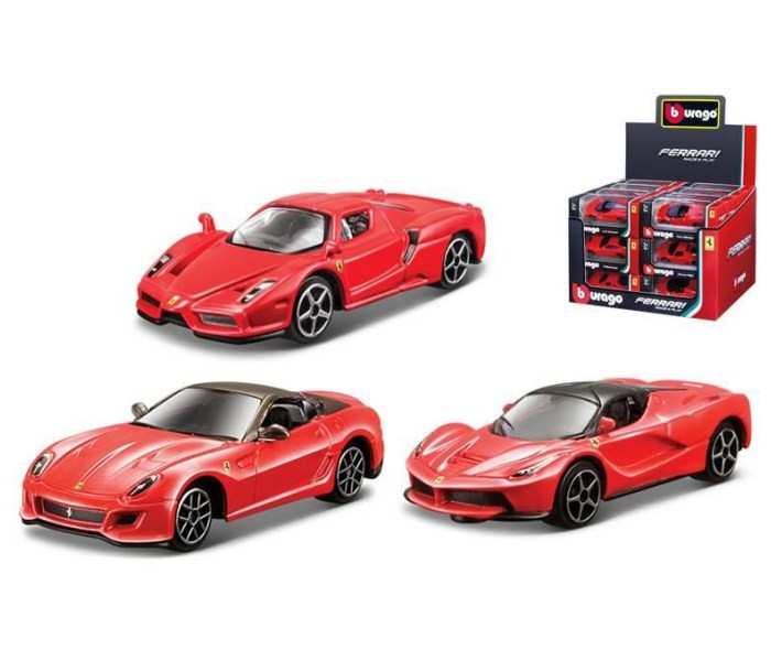 Burago Ferari vozila 1:64, Crevna