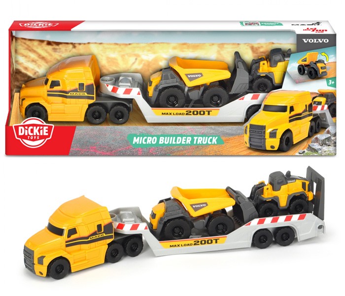 Kamion DICKIE Mack + 2 građevinska vozila volvo. godine 3+ 203725005