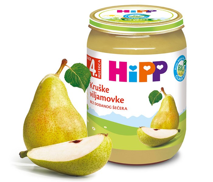 HIPP Dječja kaša kruška viljamovka Bio 190g