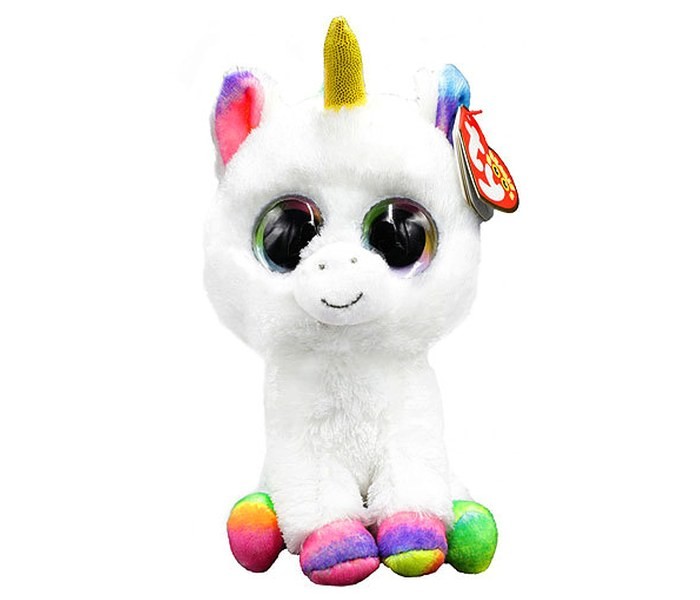 TY Plišana igračka Unicorn Pixy bijela