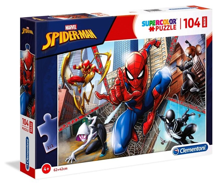Clementoni Puzle104 maxi spider man