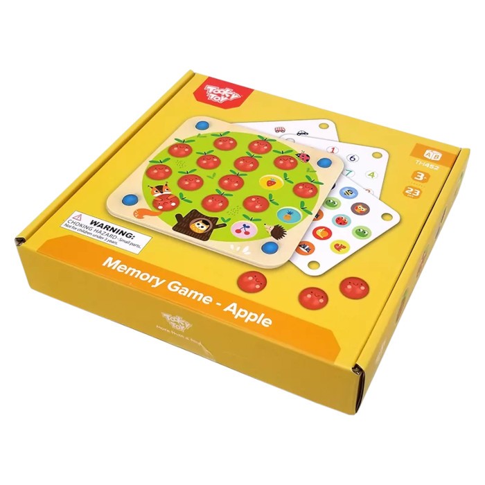 Tokky Toy igre memorije - jabuka,Šarena