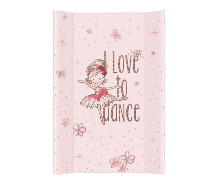 Forma Tvrda podloga za povijanje sa motivom balerine, Roze