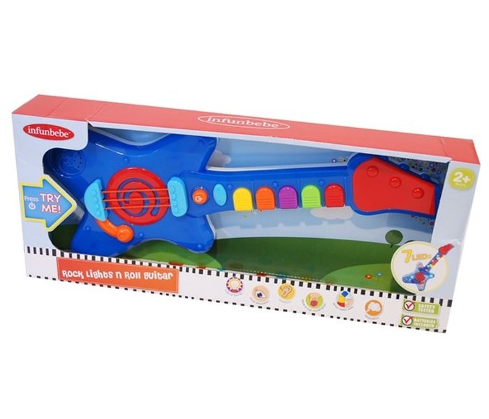 Infunbebe Gitara igračka za bebe, Plava