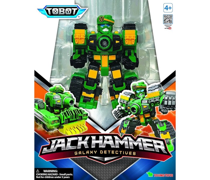 TOBOT Robot GD čekić, zeleno - žuti