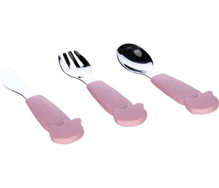 FREEON set pribora za jelo od nehrđajućeg čelika, roze