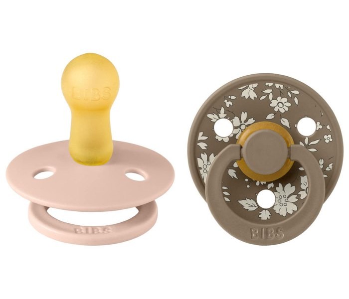 BIBS Duda Liberty, 0-6m, 2 komada, mješavina za rumenilo Capel