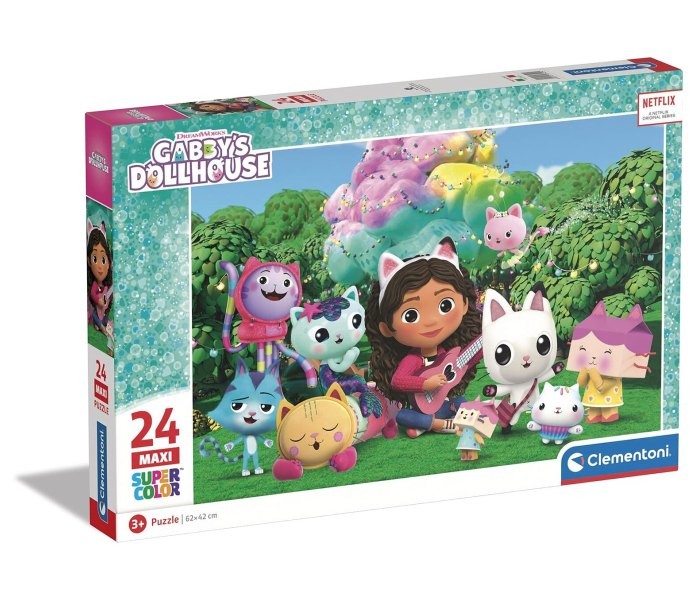 Clementoni Igračka Puzzle 24 maxi Gabby's dollhouse