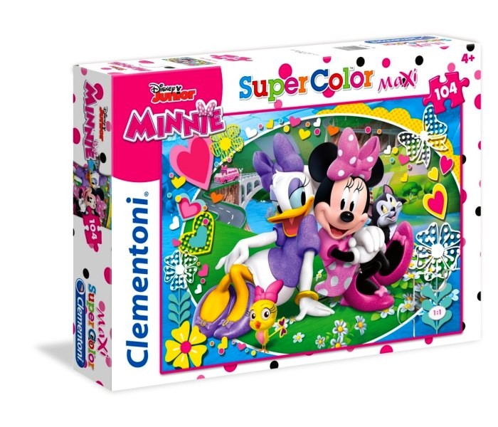 CLEMENTONI Puzzle 104 komada Maxi Minnie Happy Helpers