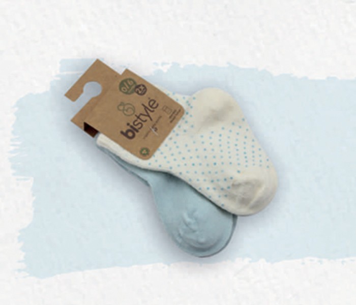 BiStyle Čarapice za bebu, 2 komada,  Plave