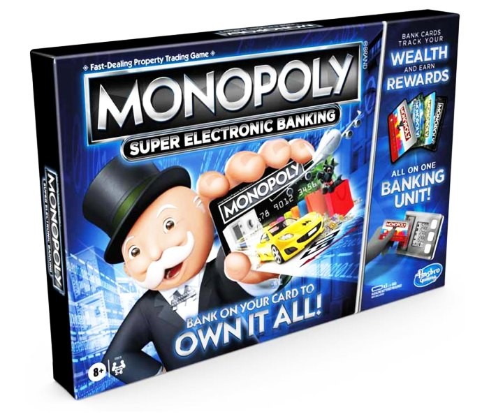 HASBRO Društvena igra Monopol Super elektronsko bankarstvo