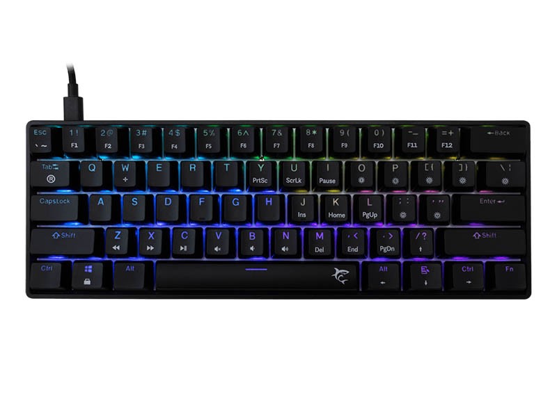WHITE SHARK Tastatura Shinobi 2 TKL Mehanička 60% Crna