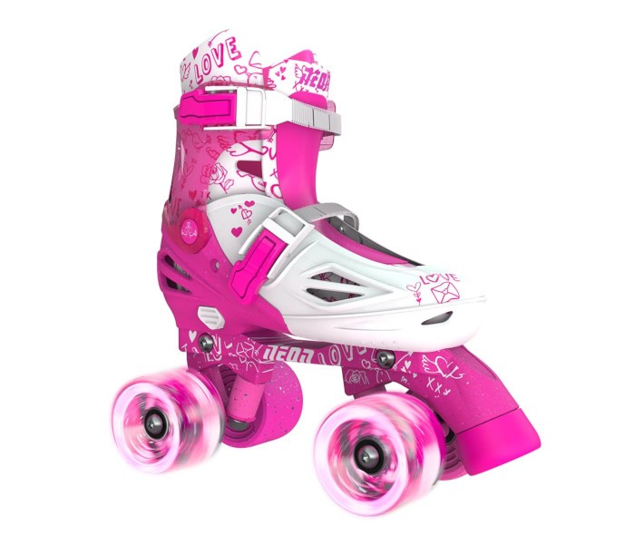 YVOLUTION Roleri za djevojčice NEON COMBO 2u1 roze