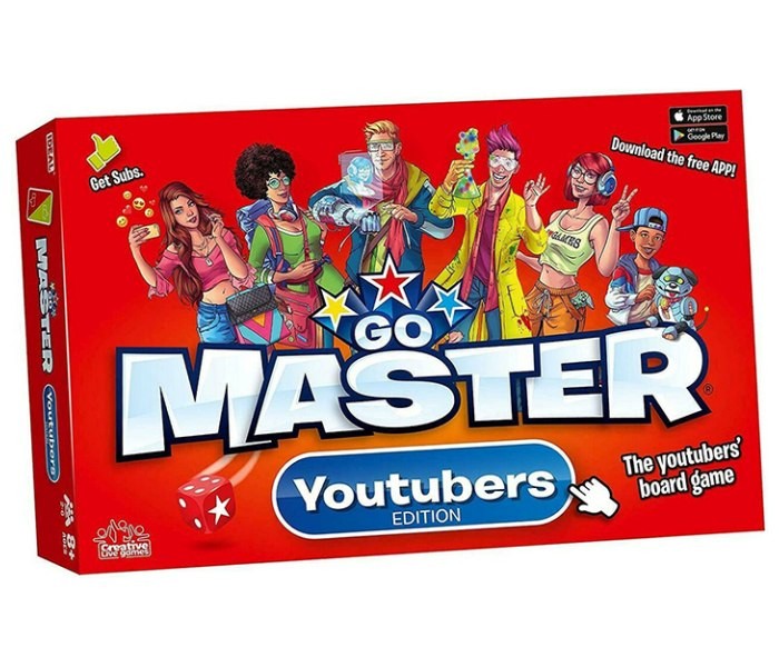 Igračka društvena Go Master youtubers edition igra, Šarena