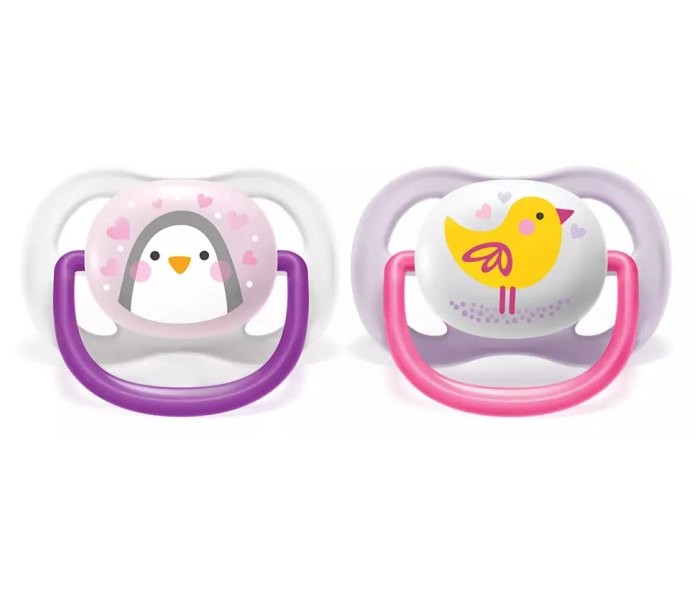 PHILIPS AVENT Duda STHR Orthod 2/1 roze-ljubičasta