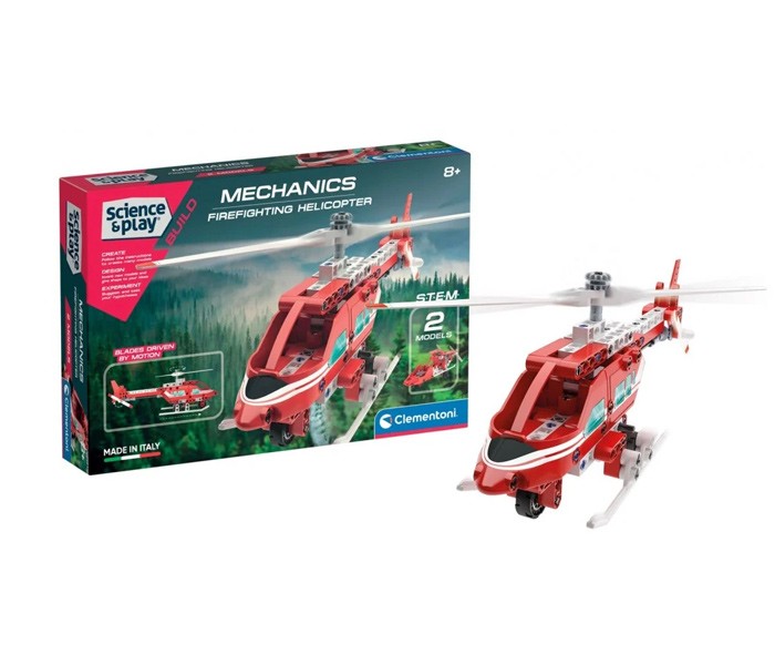 CLEMENTONI SCIENCE & PLAY SMALL Napravi helikopter za vatrogasce