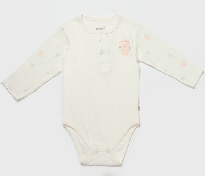 BiOrganic Bodi dugi rukav, Rozi