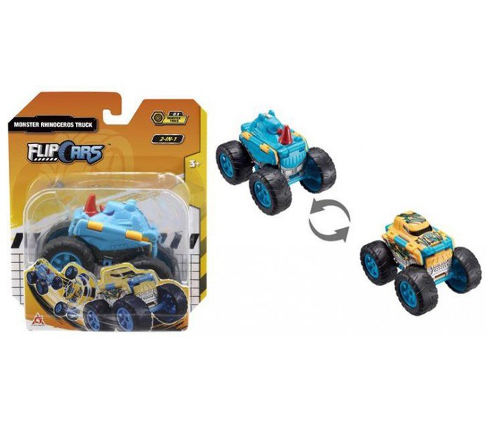 FLIP CARS Car 2u1 Monster Rhinoceros Kamion