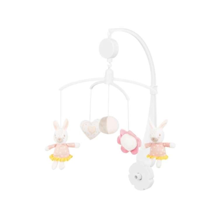 Kikka Boo Muzička Vrteška Za Krevetić Rabbits In Love