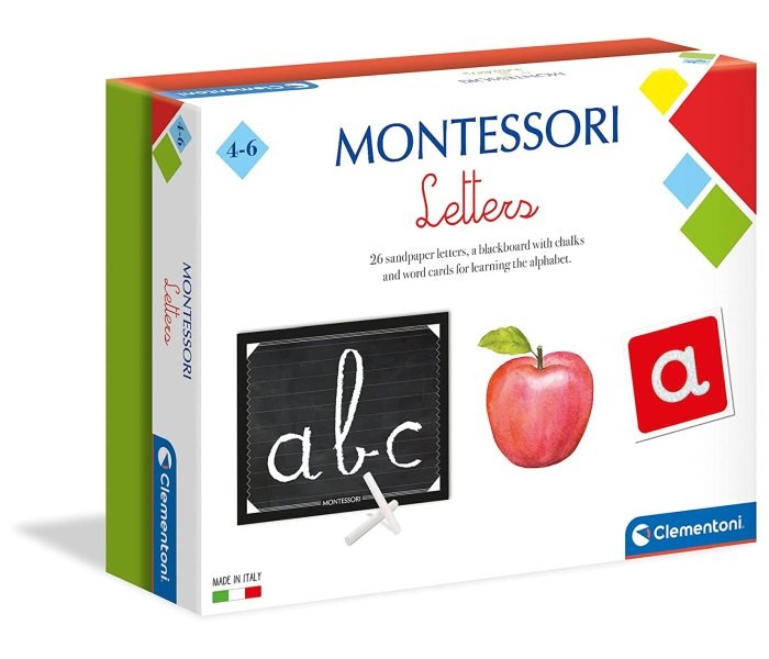 Clementoni Igračka Montessori slova edukativna, Šarena