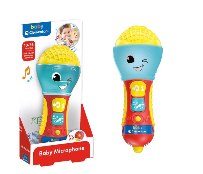 Clementoni baby Igračka za bebe - mikrofon,