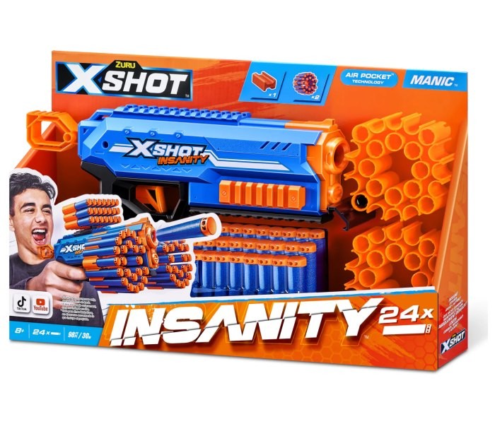 X-SHOT Pištolj Ludilo - Serija 1 Maniac