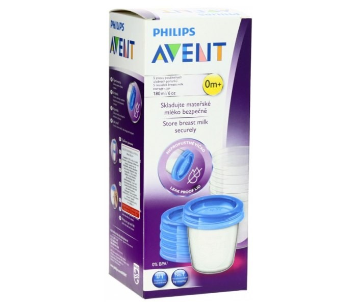 AVENT šolje sa poklopcima 5 komada 180ml 1688