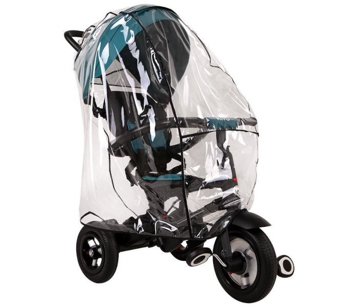 Q Play navlaka za kišu za triciklo, Tirkizna